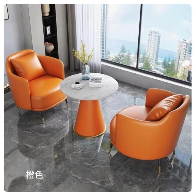 Trendy sofa chair, light luxury single sofa, coffee table set, dining table, leisure furniture, hotel reception, sales office, and meeting table and chairs Trendy sofa chair, light luxury single sofa, coffee table set, dining table, leisure furniture, hotel reception, sales office, and meeting table and chairs