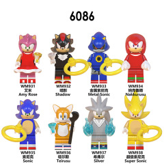 Wm 6086子供の組み立て積み木人の子供のおもちゃの外国貿易の混合ロット