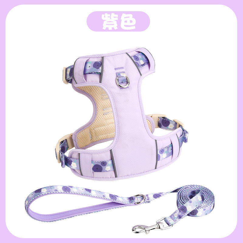 ✅ 犬用リード、調節可能なペットベスト型ハーネス、大型犬、中型犬、小型犬用、防爆、脱走防止、犬の散歩用|undefined