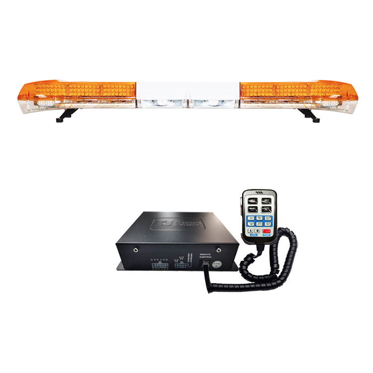 LED warning light long row strobe light flashing signal light 2.48m B+ dual speakers + siren 9400G2