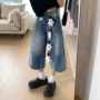 水洗夏季宽松新款牛仔裤