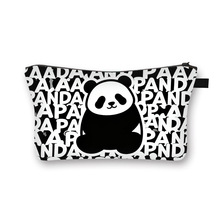 新款动物字母化妆包女士ins韩版可爱手拿包大容量便携手拿包批发