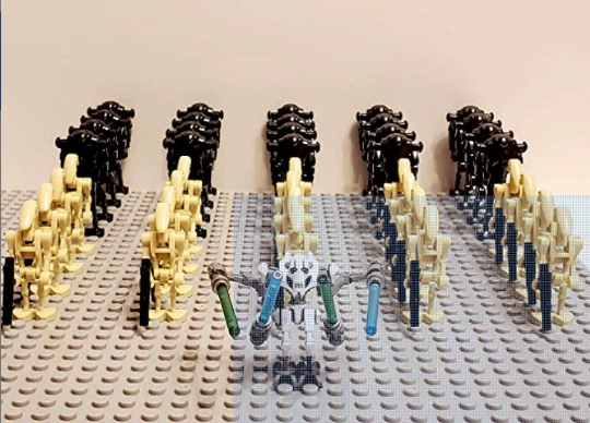 Minifigure set — assorted robot & soldier figures, mixed packs 8–120 pcs, combinable