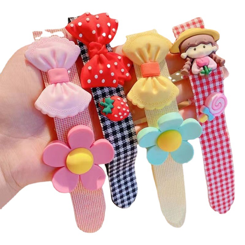 Diadema de velcro para niñas lindo bebé roto pegatinas de pelo verano nuevas pegatinas de flequillo artefacto de pelo roto poste de la cabeza de los niños