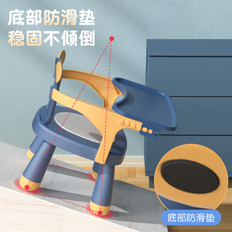 Baby dining chair, infant call chair, children's stool, backrest seat, home small stool, low chair, dining table chair