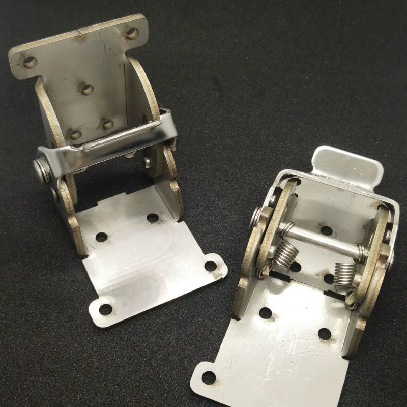 Coffee Table Folding Hinge - Invisible Furniture Hardware, 90° Self-Locking, MingZhan