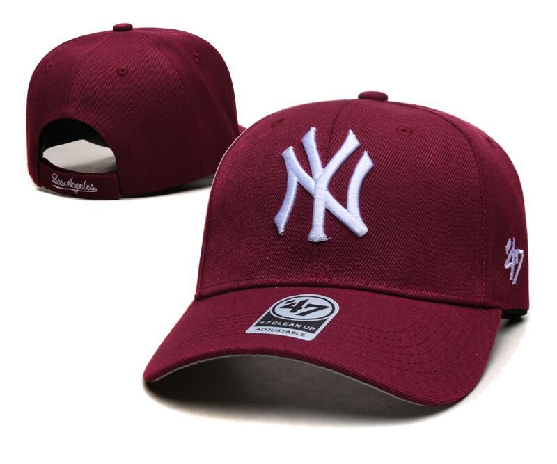 【MLB帽子经典】刺绣棒球帽硬顶NY洋基队2024街舞跨境调节鸭舌帽|undefined