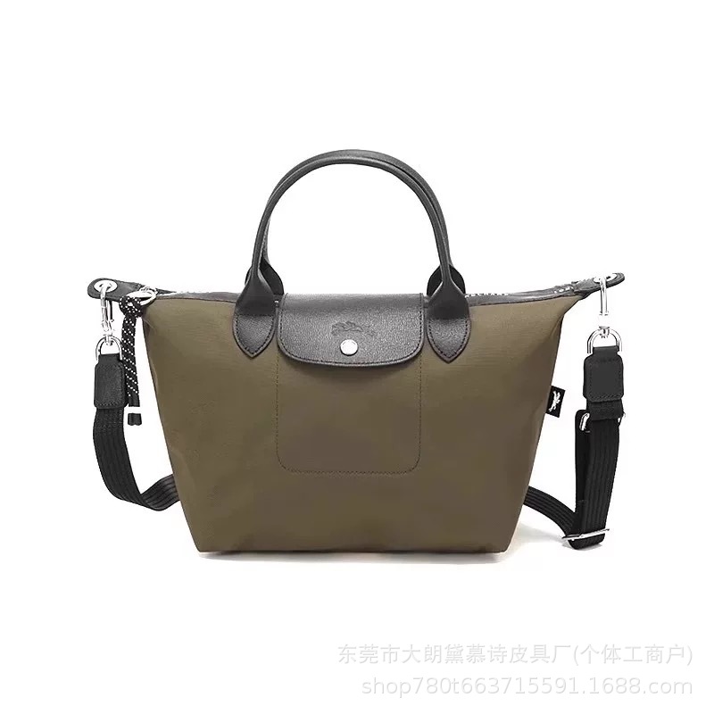 Agencia de distribución transfronteriza, segunda generación de productos de alta calidad, tela reciclada, bolsa de bola de masa, bandolera, bolso de mano