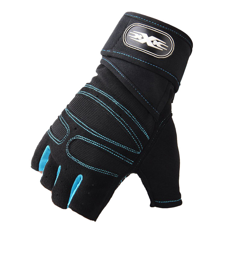 Guantes de fitness de medio dedo nueva primavera y verano para hombres y mujeres con mancuernas conducción transpirable al aire libre a prueba de sol deportes guantes de equitación