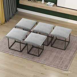 魔方矮凳创意家用沙发换鞋小板凳客厅多功能可叠放组合茶几凳椅子