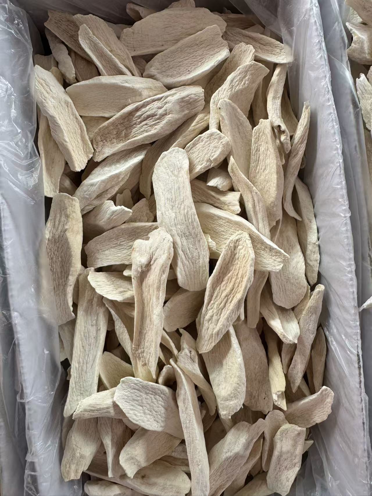Chinese Yam Slices Huai Shan Yao Dried Dioscorea Opposita Root for Soup Tea and Cooking 1000g Bulk Bag quality and texture