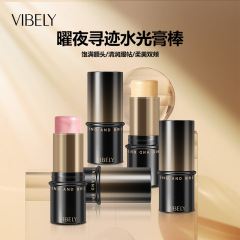 VIBELY クロスボーダー メイクアップ ウォーター グロス クリーム スティック ハイライト クリーム フェイシャル ブライトニング ウォーター グロス スキン リペア スティック ロングラスティング ブラッシュ クリーム