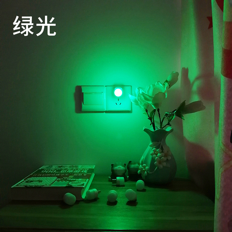 USB portátil mini luz de la noche LED para dormir pequeña luz redonda atmósfera creativa luz blanca cálida rojo azul verde amarillo púrpura luz USB