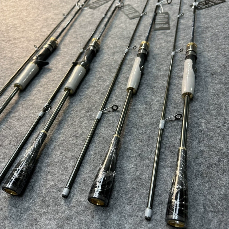 【店铺热销】M快调泛用竿路亚竿远投竿黑灰渐变色高碳ML鲈鱼竿翘