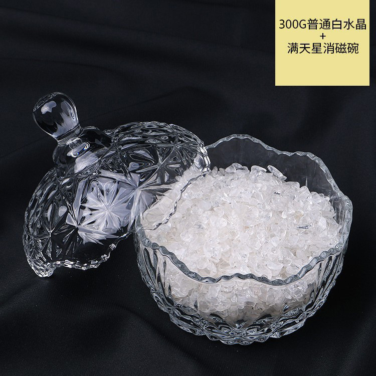 cristal natural piedra triturada desmagnetizante cuenco pulsera desmagnetizante energético cuenco de purificación para atraer la riqueza y el tesoro caja de almacenamiento utensilios adornos