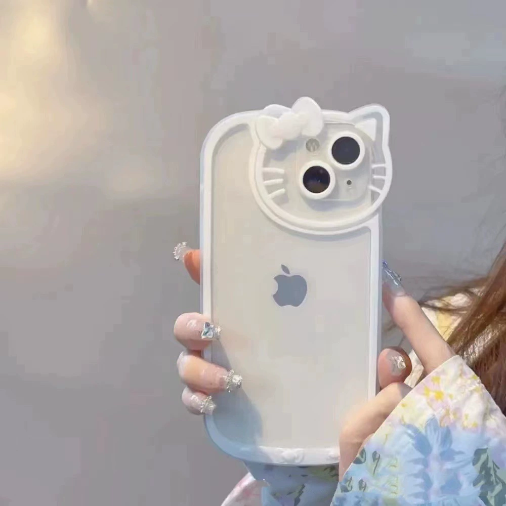 Hello Kitty, hello kitty, совместимый чехол для телефона с мультфильмом, линза, iPhone