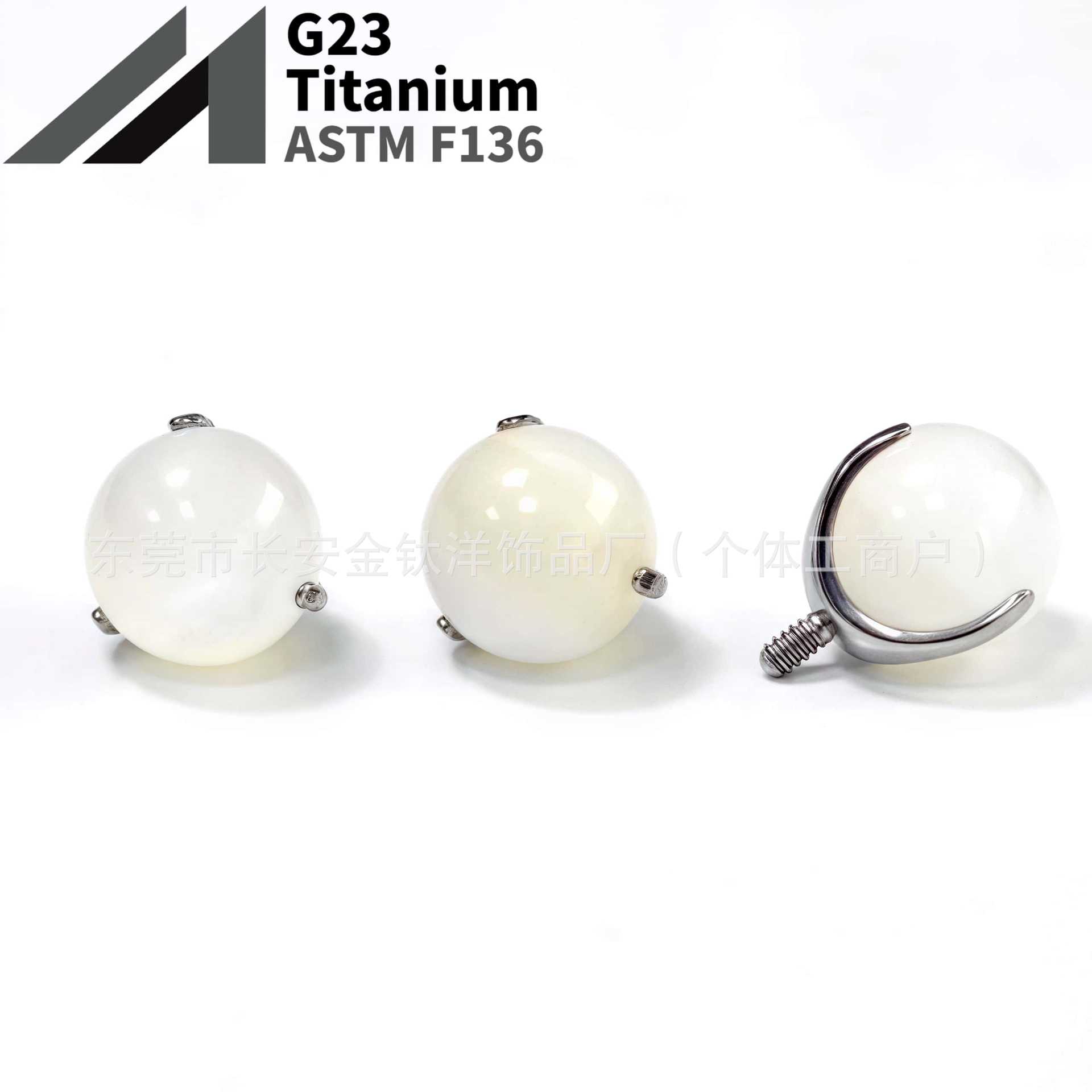 16G labret stud size and finish detail