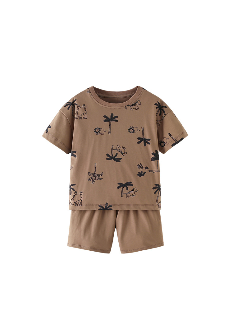 Malwee nuevo traje infantil para niños, moda europea y americana para niños de mediana edad, cómodo, deporte diario, juego de ocio de dos piezas