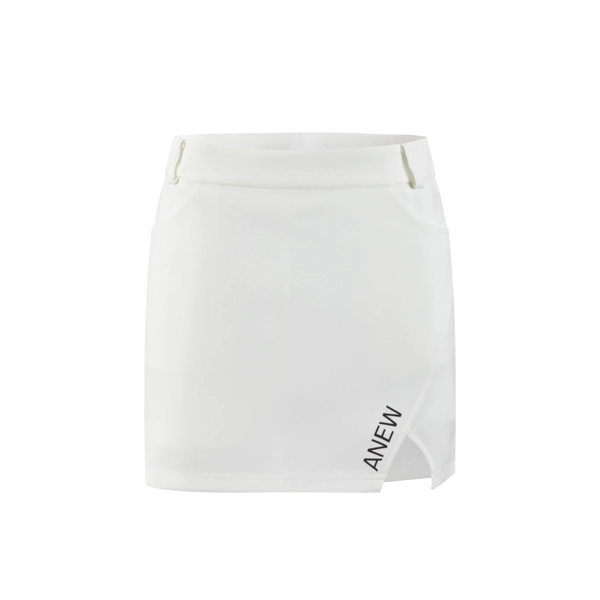White colored rabbit, mini-skirt, hip-accented