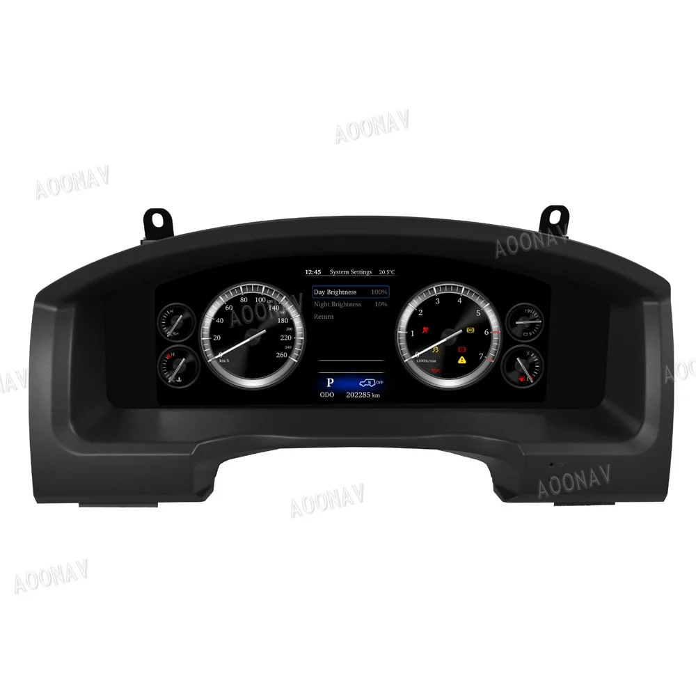 Suitable for Toyota 08-21 Cruiser Instrument Panel Lcd High-Definition Display Cockpit Speed Digital Instrument
