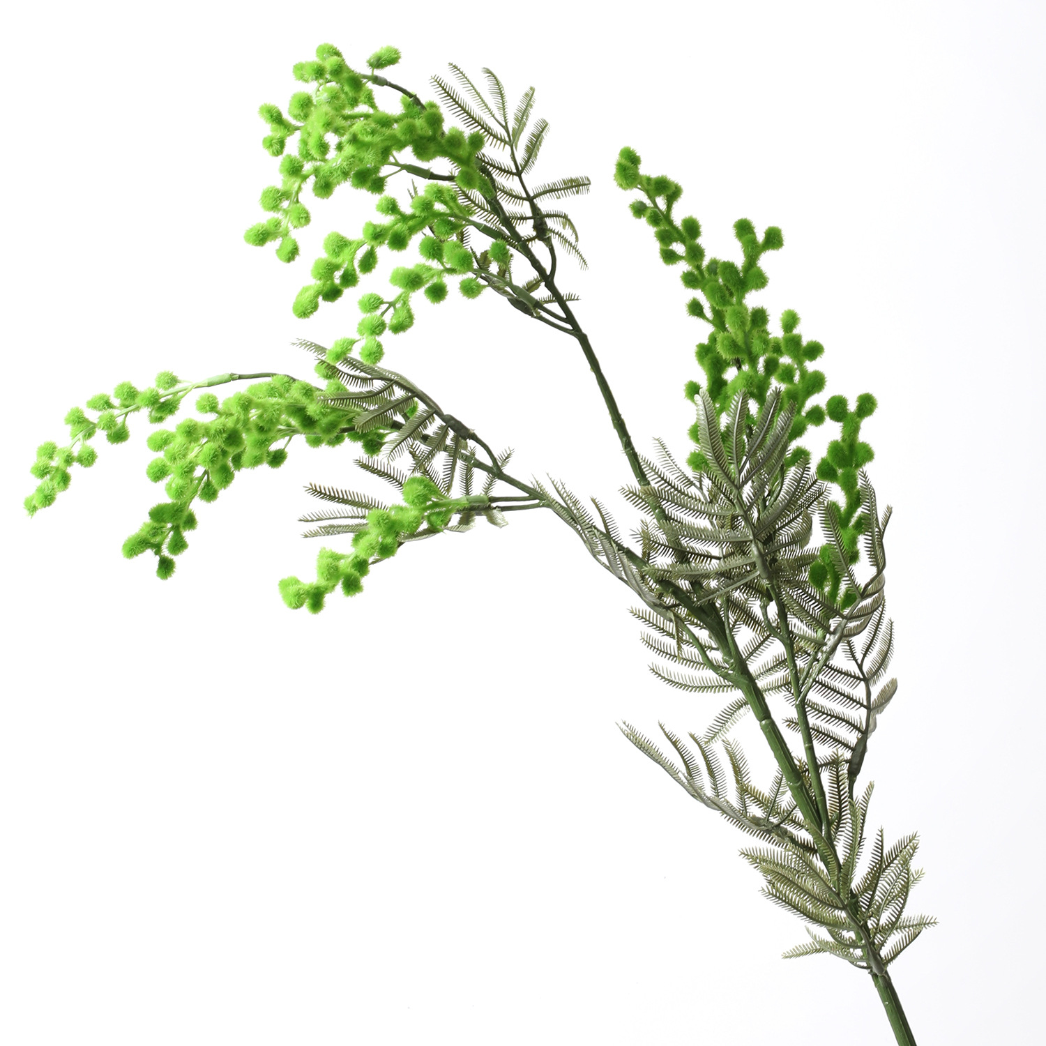 Three-pronged hair-planted king cherry blossom-green