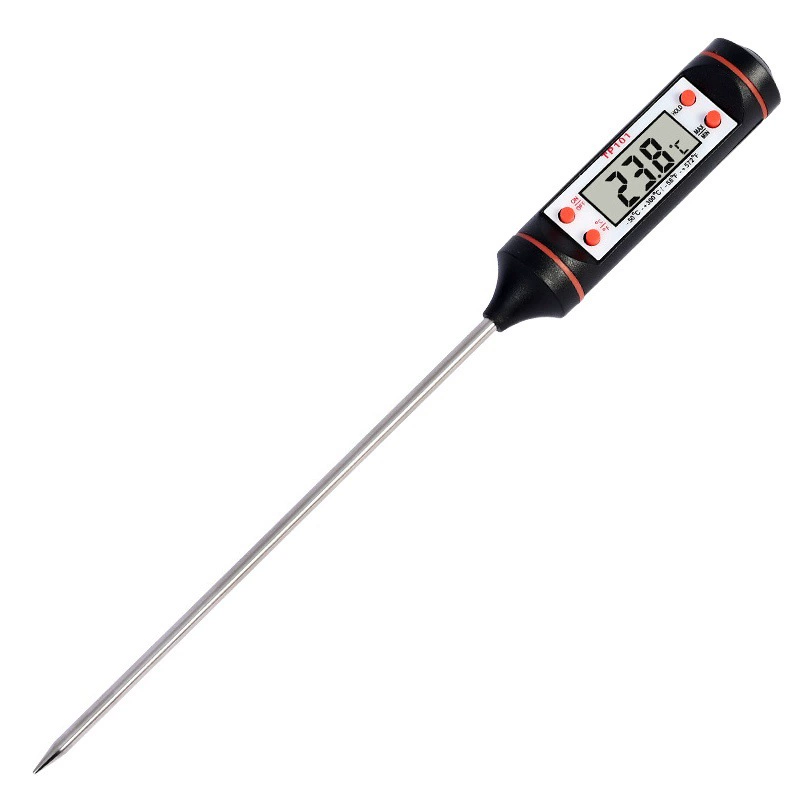 TP101 Кухонный термометр для еды, зонд, термометр для барбекю, ручка, температура воды, температура масла, температура молока, термометр