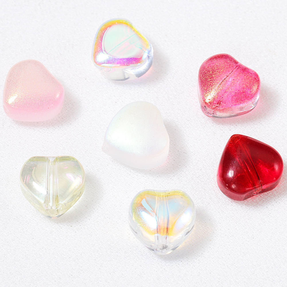 6g Weight Beads Jewelry Making Type Diameter 6 mm Jewelry Making Size DIY Jewelry Accessories Classification Hole 1~1.9mm Hole Size 20 PCS/Package Quantity Glass, glass Material Heart Shape Pattern Sweet Style 20 PCS/Package Diameter 6 Mm Hole 1~1.9mm Glass Glass Heart Shape DIY Jewelry Accessories Beads 3