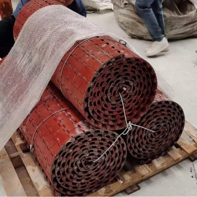 Alimentador de carbón de minería acero manganeso armadura correa de cadena GLD1500 anillo armadura correa armadura piezas de transmisión de alimentación de carbón tipo correa