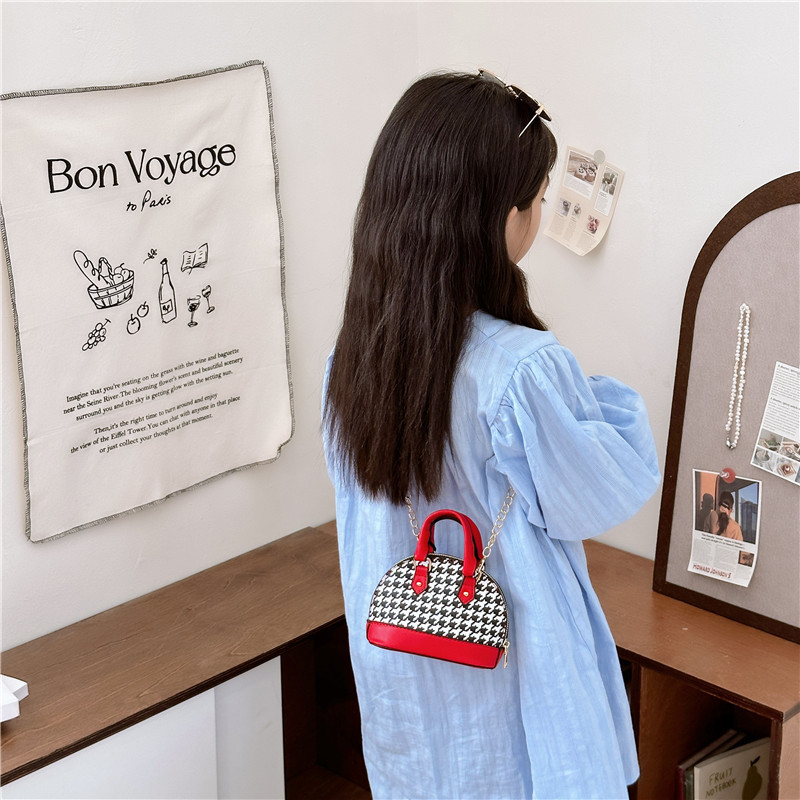Estilo coreano ins nuevo bolso de los niños bebé mini retro Shell bolso estilo occidental chica crossbody accesorios bolsa
