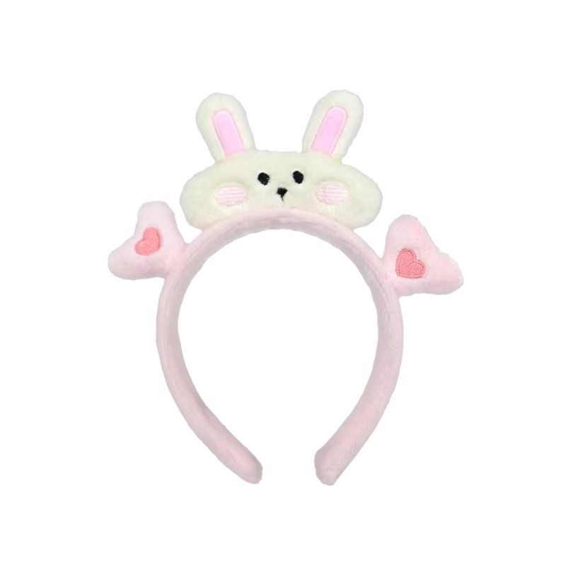 2023 nuevos dibujos animados lindos animales de peluche rana cabello muñeca estereoscópica conejo oso lavar la cara cabello