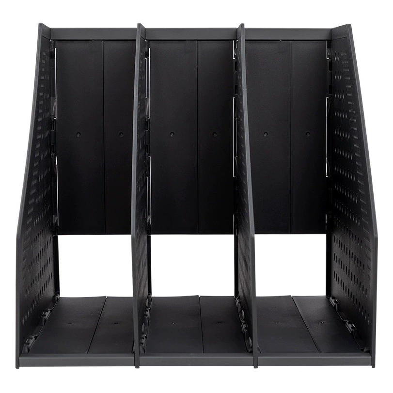 Гастроном 78995 Тройная Складная файловая стойка Настольная папка Ящик для хранения Стеллаж для книг Файловая коробка