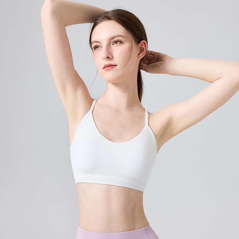 N66 Leica desnuda ropa interior deportiva antichoque para correr bra de fitness integral en forma de Y chaleco de yoga