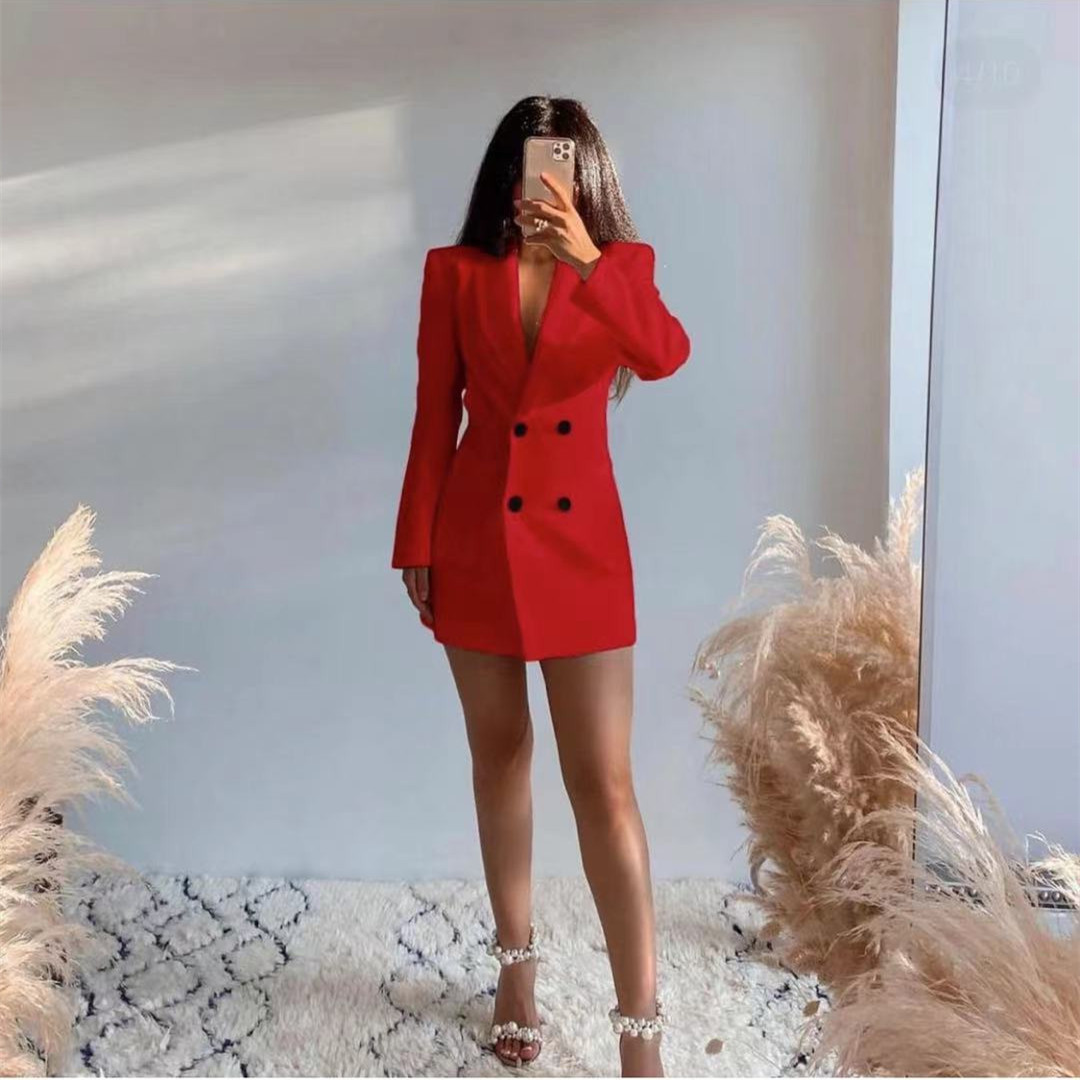 Women's Long Sleeve Blazers Hollow Out Sexy Solid Color display picture 4