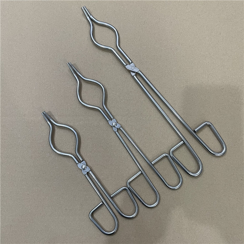 Thickened Stainless Steel Crucible Clamp Laboratory Crucible Jacket Rumi High Temperature Ceramic Clamp Chemical Beaker Clamp Fire Clamp Thickened Stainless Steel Crucible Clamp Laboratory Crucible Jacket Rumi High Temperature Ceramic Clamp Chemical Beaker Clamp Fire Clamp