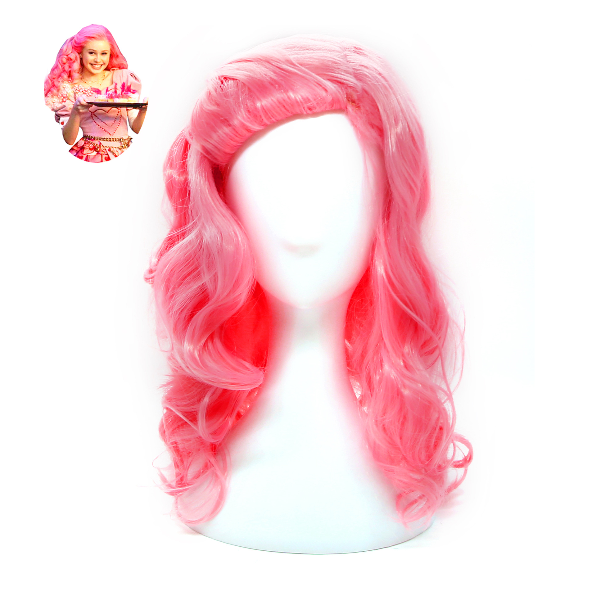 ST17 Потомок розовый парик