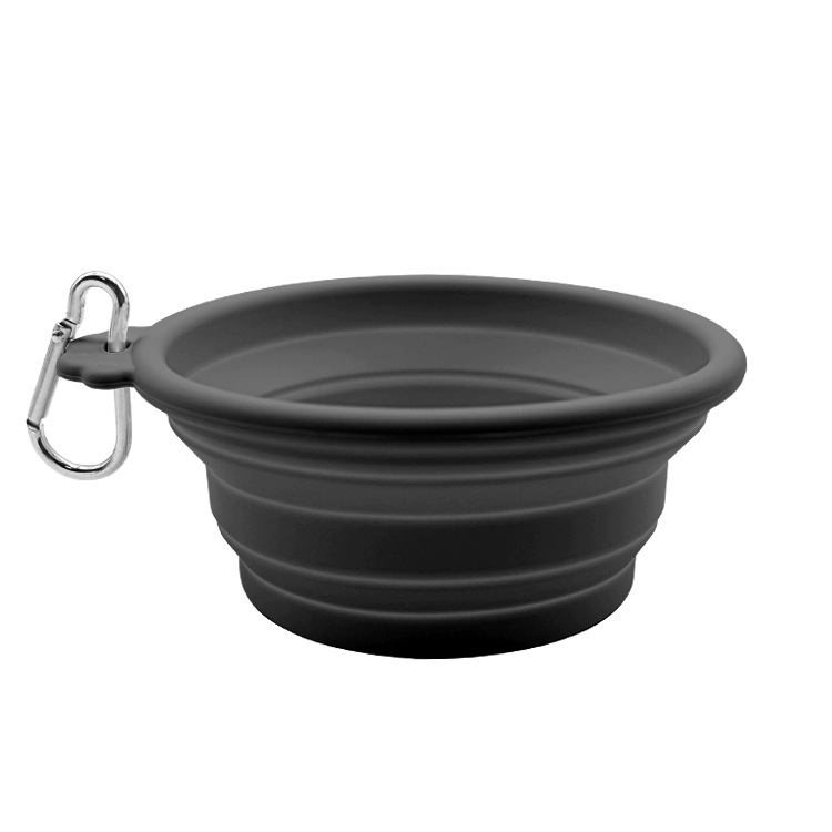Tazón plegable para mascotas, tazón de comida para gatos, tazón de comida para perros, tazón de agua para beber, tazón de alimentación portátil para gatos y perros al aire libre, tazón telescópico