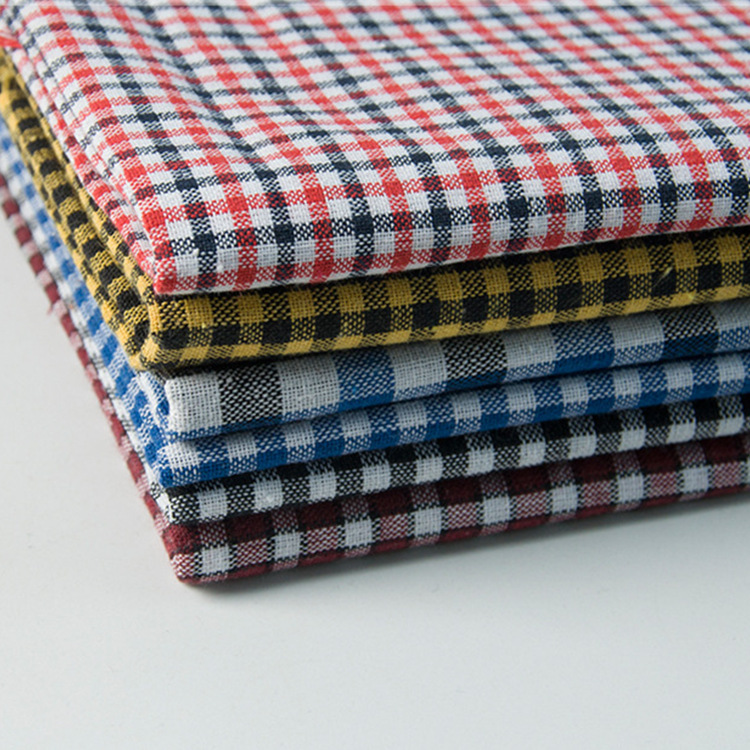 鞋材/箱包平纹格子面料 厂家 可来样
