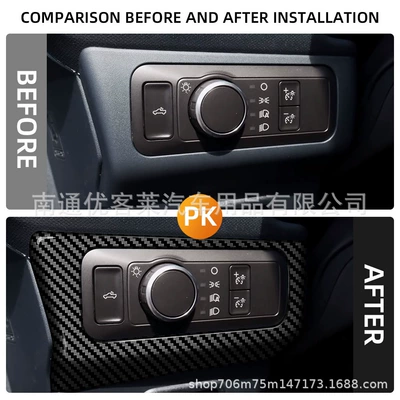 central control gear headlight – Car interior film