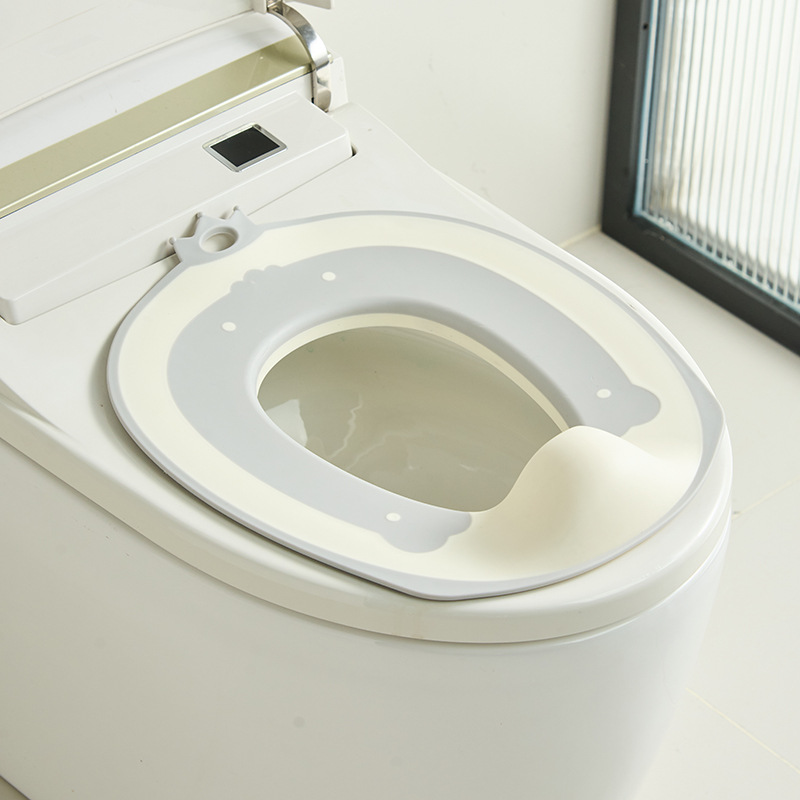 Anillo de inodoro para niños, anillo de inodoro para bebé, cojín para inodoro para bebé, cojín antideslizante simple para inodoro para bebé