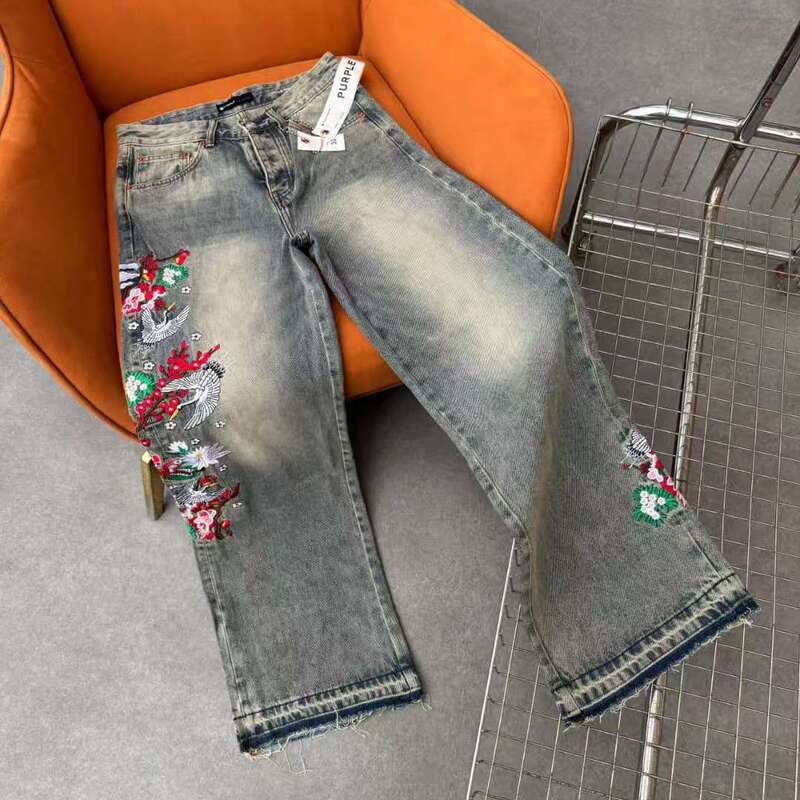 メンズジーンズ　クロスボーダー　アメリカン刺繍デニム|undefined
