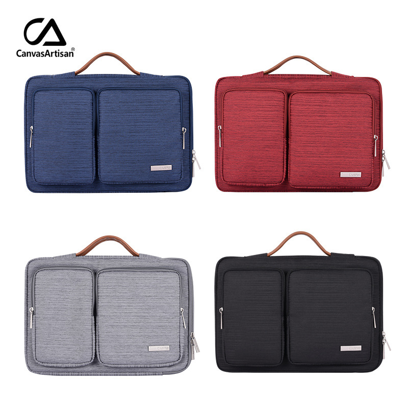 Canvasartisan negocio multifuncional portátil funda protectora Portátil Bolsa de forro de una pieza de entrega