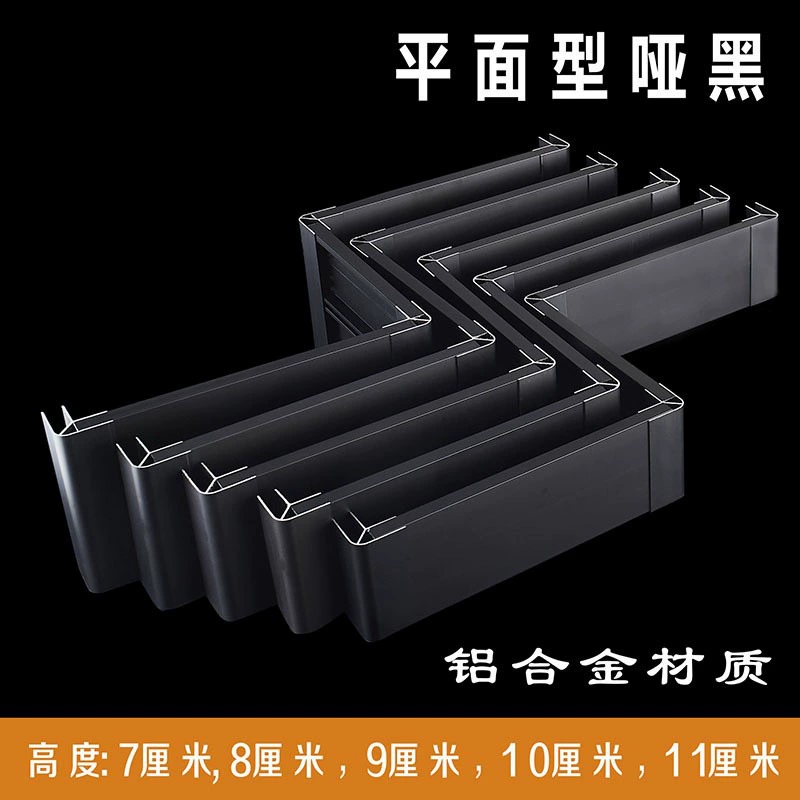 Металлическое напольное освещение для шкафа на стене, 11 см