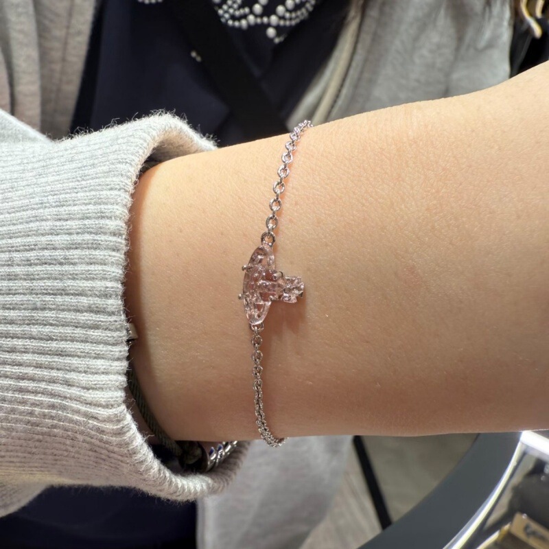 Westwood H Vivienne Saturn Jelly Bracelet for Women, Light Luxury Niche Design, High-End Versatile Elegant Bracelet