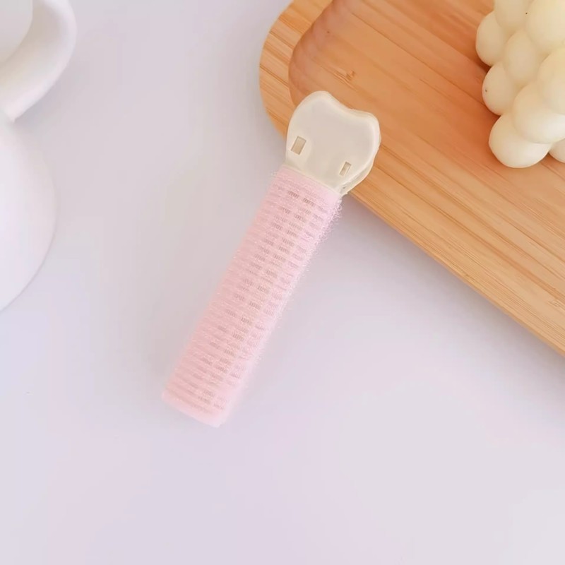 韓国の新しいエア前髪カーリングツールプラスチック怠惰な自己粘着ヘアカーリングツイストカーリングクリップ|undefined