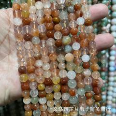 East Sea Crystal Red Rabbit Hair Beads Green Rabbit Hair String Beads DIY Jewelry Bracelet Beads Colorful Jade Wholesalers