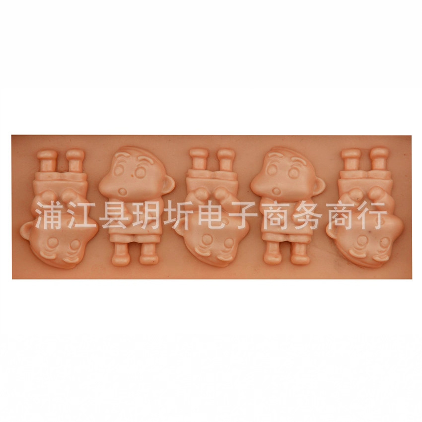 Crayon Shinchan Sugar Cake Decoration Силиконовая форма DIY инструмент для выпечки H1853 Cake Modes