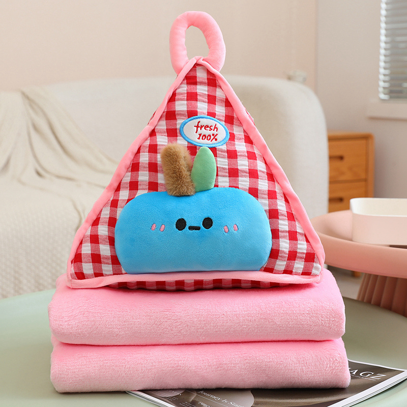 Dual-purpose colcha de almohada plegable cojín de cojín image 10