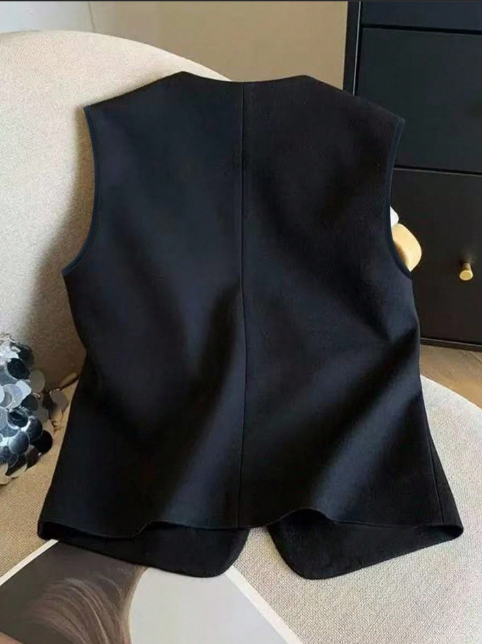 Chaleco elegante y ligero para mujer abrigo de lujo_voghion.com