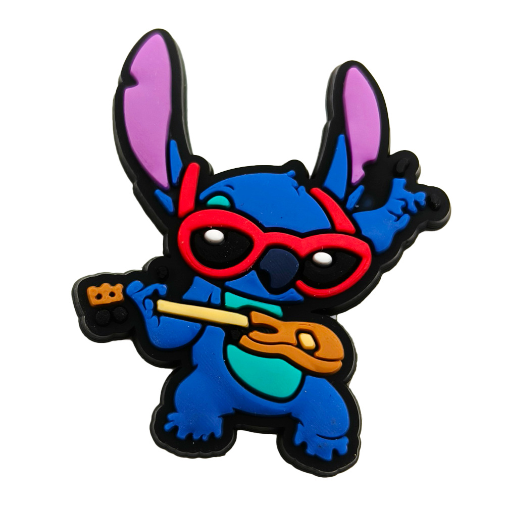 かわいい漫画スティッキシリーズ洞靴花pvcソフトガーデン靴diy装飾ボタン