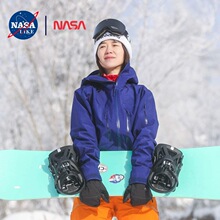 NASALike台州鸟家冲锋衣全溢胶男女防水硬壳紫色滑雪服sv7韵动紫